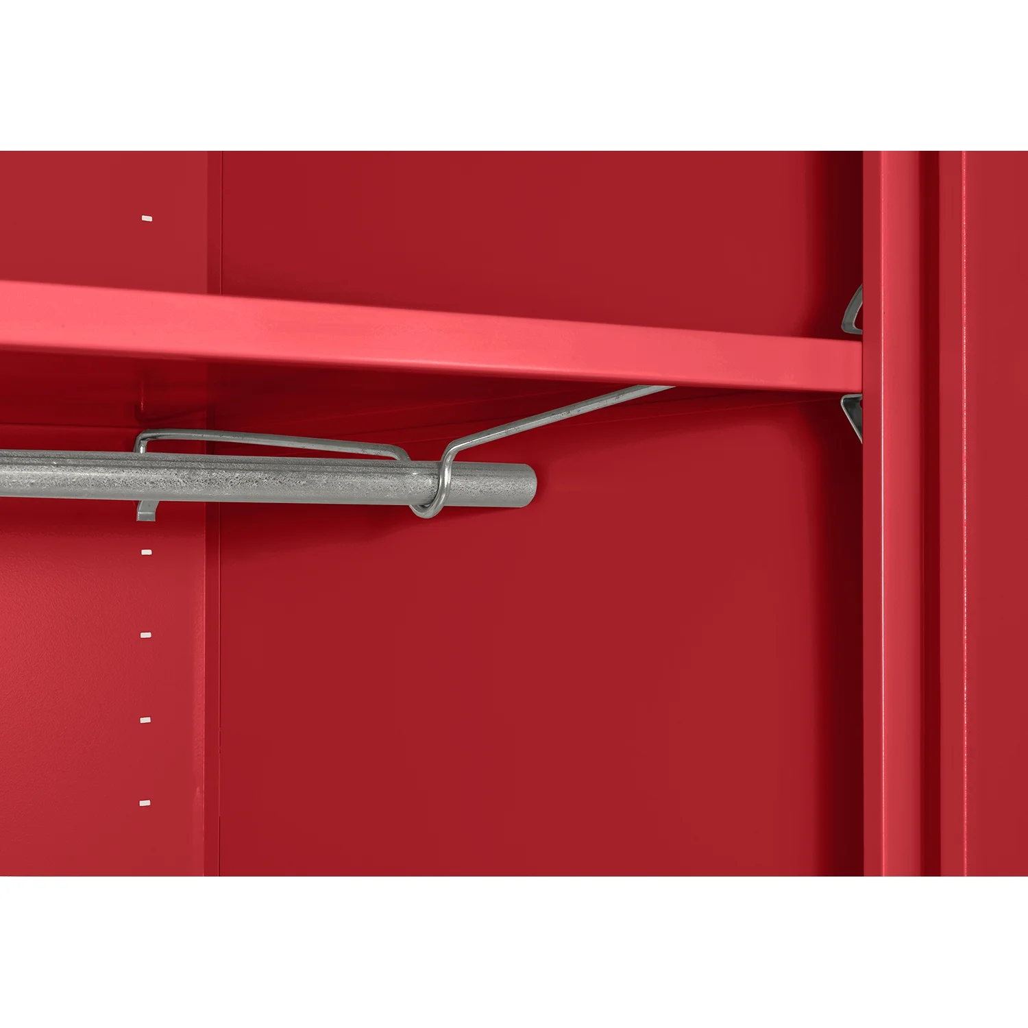 Elite Series Combination Cabinet with Adjustable Shelves, 36"W x 18"D x 72"H, Red - image 5