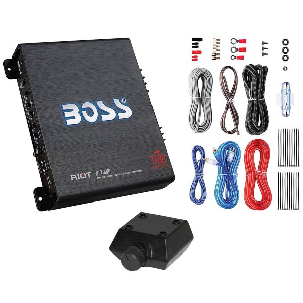 MTX Terminator Dual 12-Inch Loaded Subwoofer System with Boss Audio 1100W Mono Amplifier, Wiring Kit & 2-Farad Capacitor - product image 3