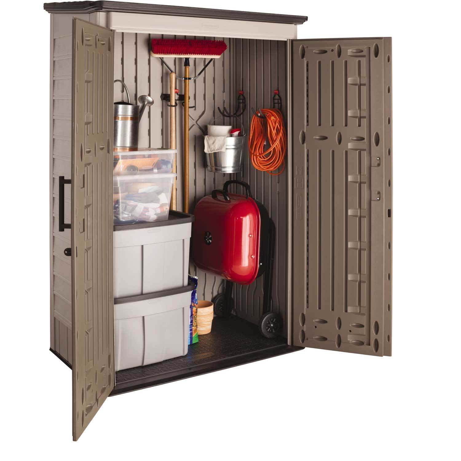 Outdoor Storage Shed, 52 Cu.Ft., Weather-Resistant, Lockable Doors - product image 2
