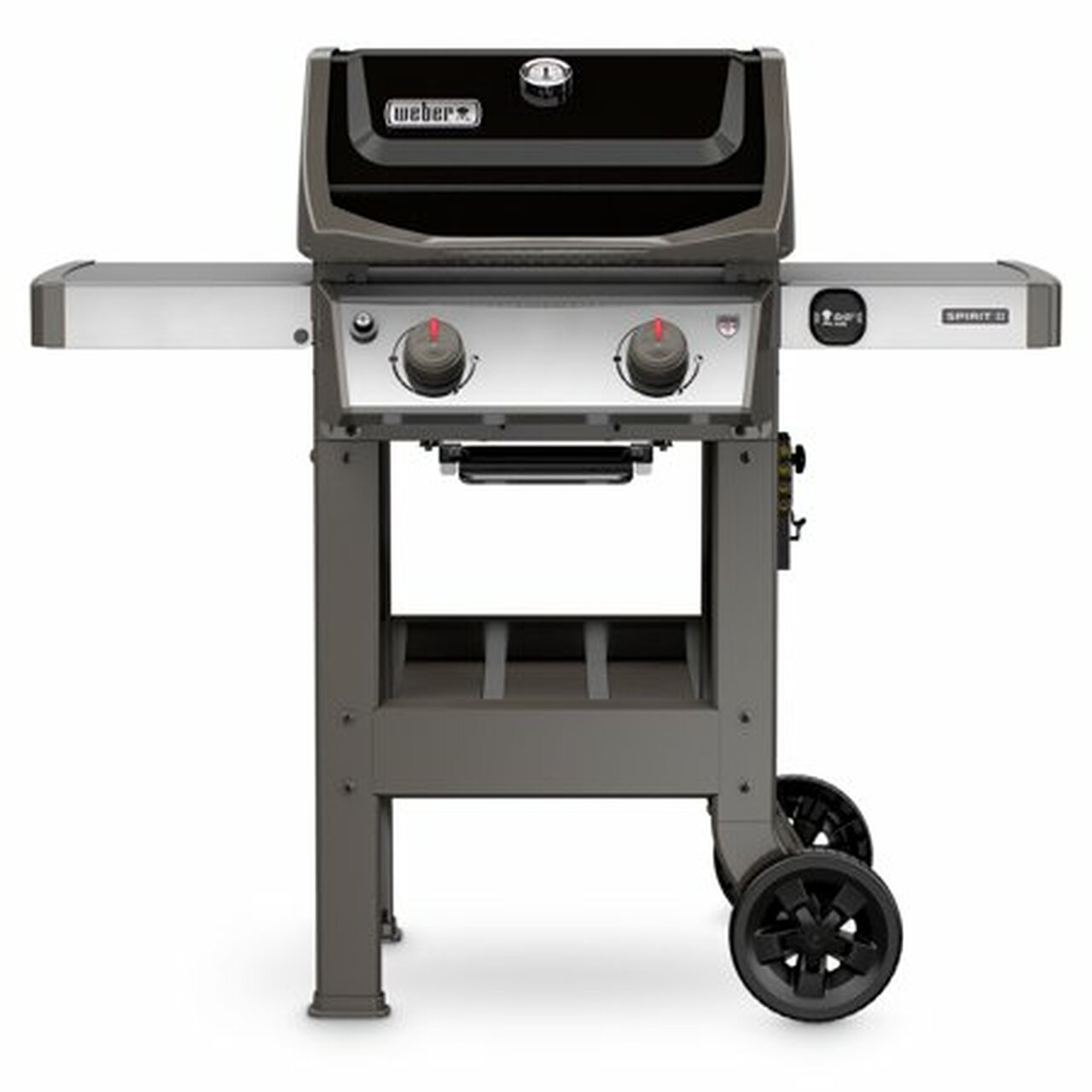 2-Burner Propane Gas Grill with 450 sq. in. Cooking Area, Porcelain-Enameled Cast Iron Grates, Black - product image 1