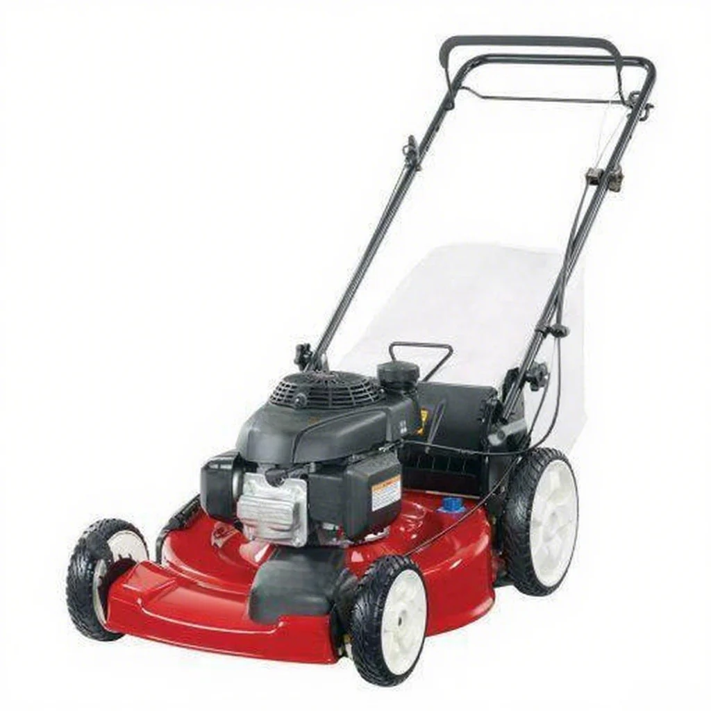 Self-propelled gas mower, 22-inch 170cc OHV engine high-wheel RWD 3-in-1 with height adjustment, oil included - product image 1