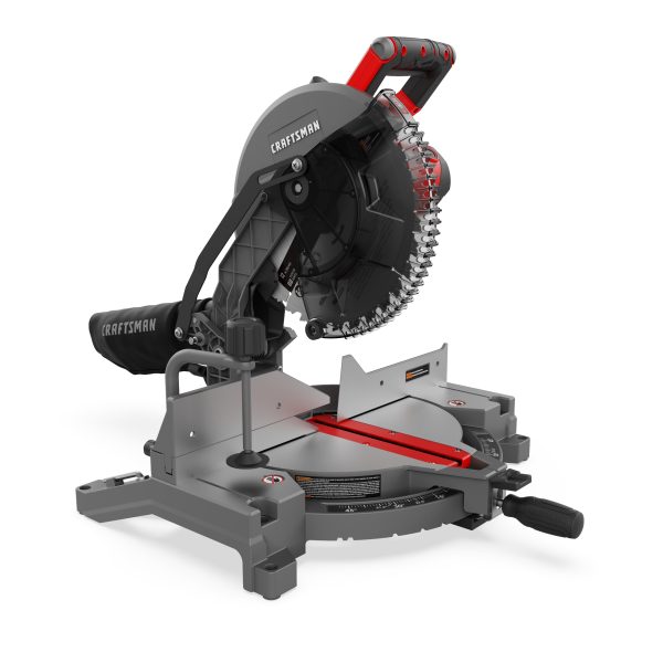 CRAFTSMAN 12-Inch 15-Amp Corded Single Bevel Miter Saw with 3800 RPM Motor and Dust Bag - product image 1