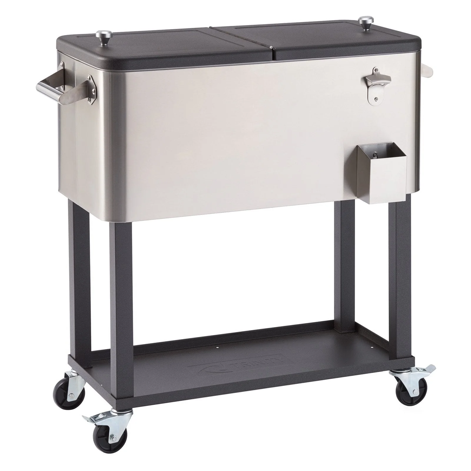 Trinity TXK-0804 100 qt. Stainless Steel Cooler - 36 x 38.25 x 20 in. - image 2