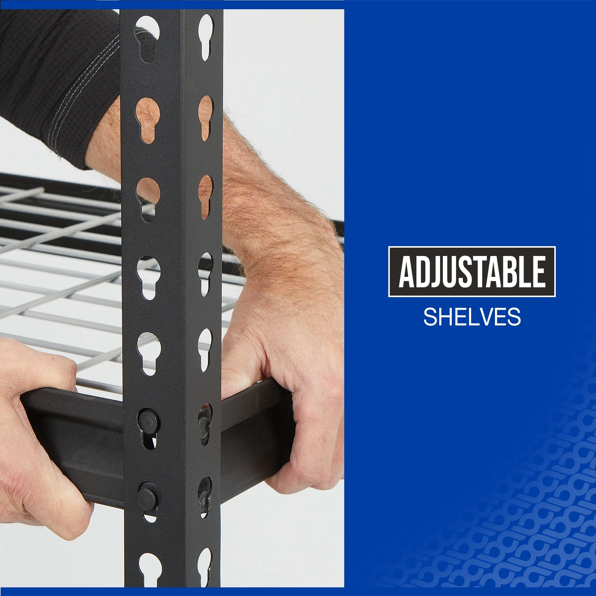 Strongway Heavy-Duty Wire Shelving Unit, 5 Shelves, 4000-Lb. Capacity, 36in.W x 18in.D x 72in.H - image 7