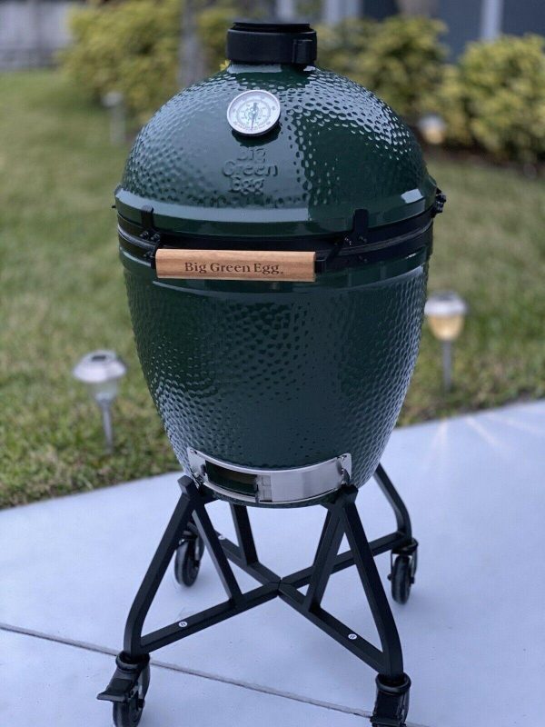 Kamado Style BBQ Grill Smoker - Green Outdoor Charcoal Grill - product image 1