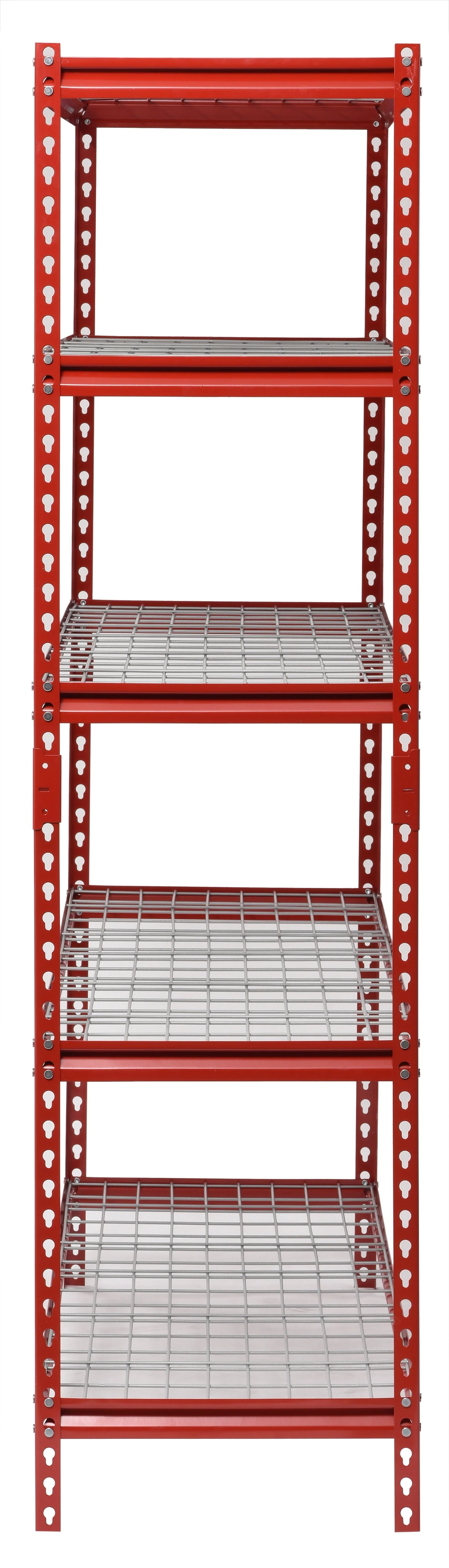 Muscle Rack Red 60"W x 24"D x 72"H 5-Shelf Steel Shelf Unit - image 7