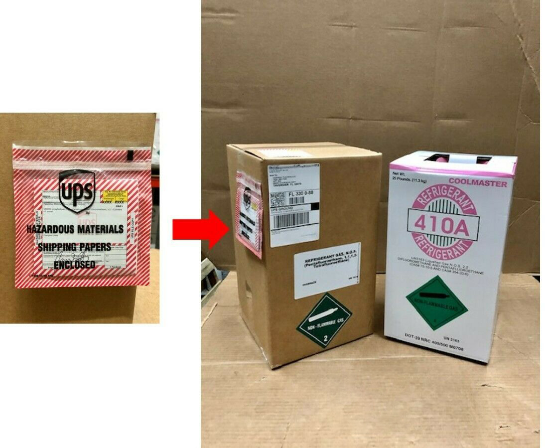 R-410A Refrigerant 25 lb Cylinder - HVAC Air Conditioning Refrigerant - product image 2