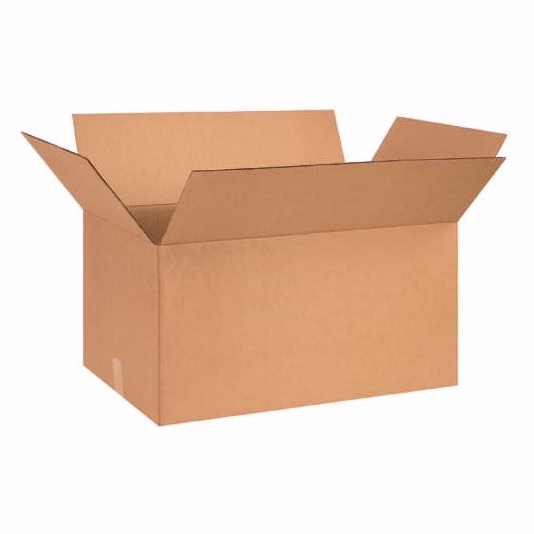 ShippingSuppliesByMail Corrugated Boxes, ECT-32, Extra Strength, Recycled, 24 x 15 x 12 Inches, Brown, Pack of 20 - image 1