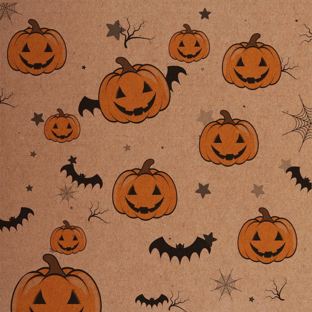 Ucanpack Pumpkin Halloween Mailer Box Festive Kraft Print Gift Boxes, 6 x 6 x 2" - 50 Pcs - image 6