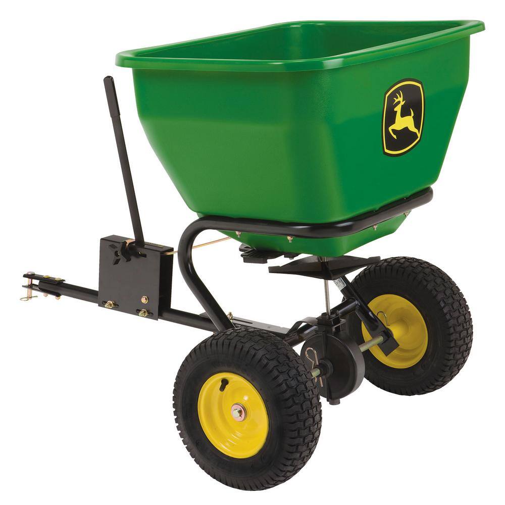 175 lb Tow-Behind Broadcast Spreader with Poly Hopper, Adjustable Flow Control for Lawn Tractors - product image 1