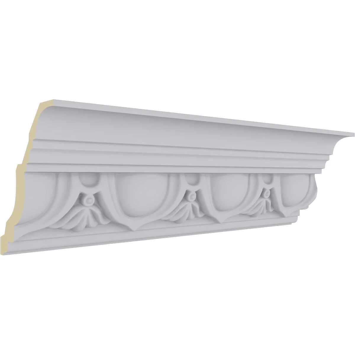 7 3/8"H x 6 1/8"P x 9 5/8"F x 94 1/2"L, (7 3/8" Repeat), Artis Crown Moulding - image 3