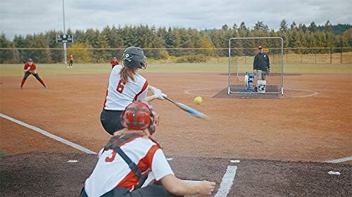 Baseball Softball Pitching Machine - Adjustable 20-60 MPH with Digital Display - product image 4