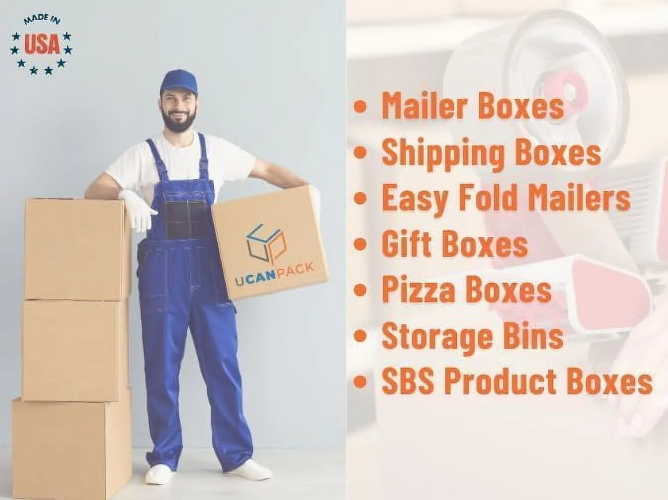 Ucanpack Corrugated Mailer Box Packing Supplies For Moving Large Black , 14 x 10 x 6" - 25 Pcs - image 4