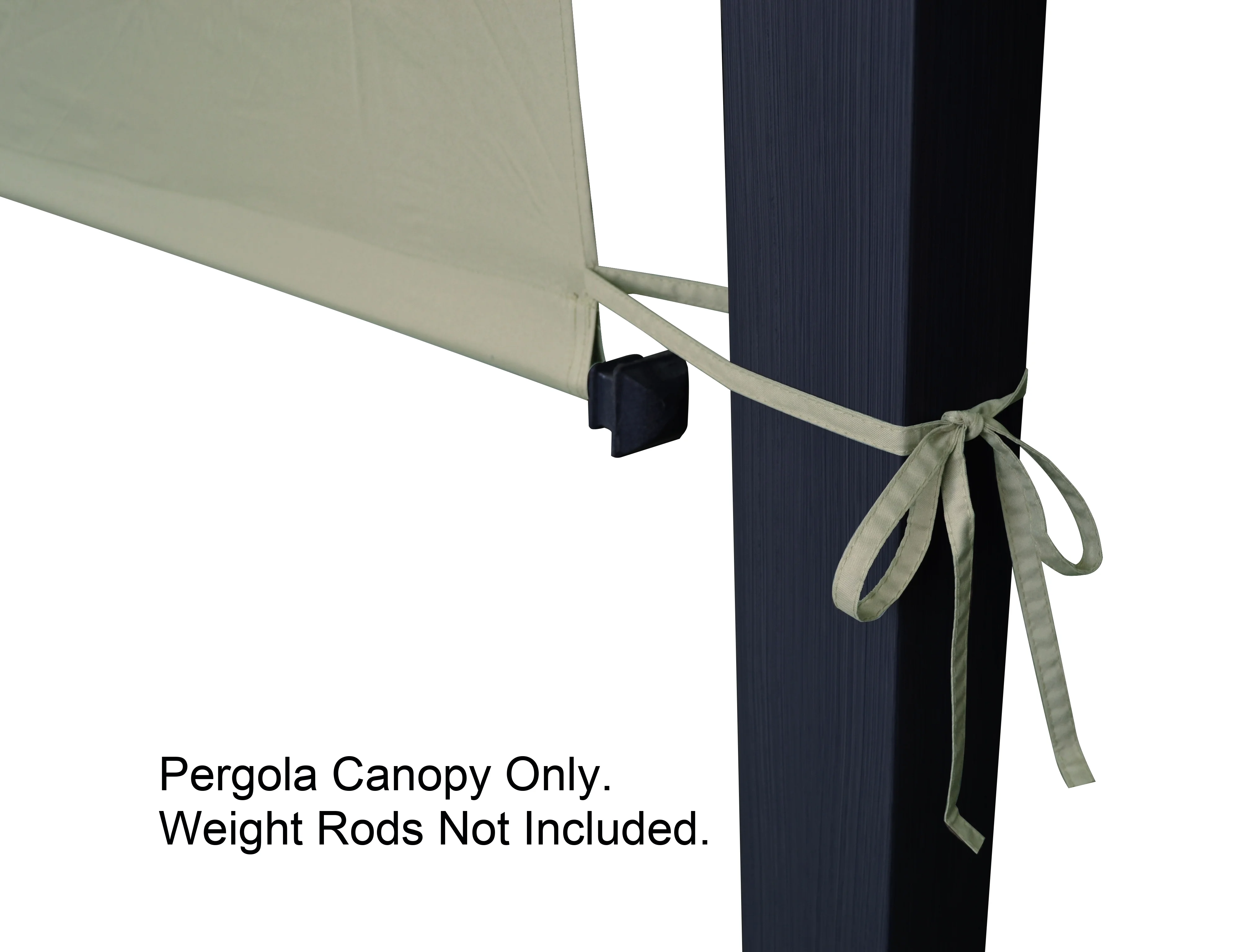 APEX GARDEN Replacement Pergola Canopy Top for 8' x 10' Pergola (Size: 194" x 88") - image 2