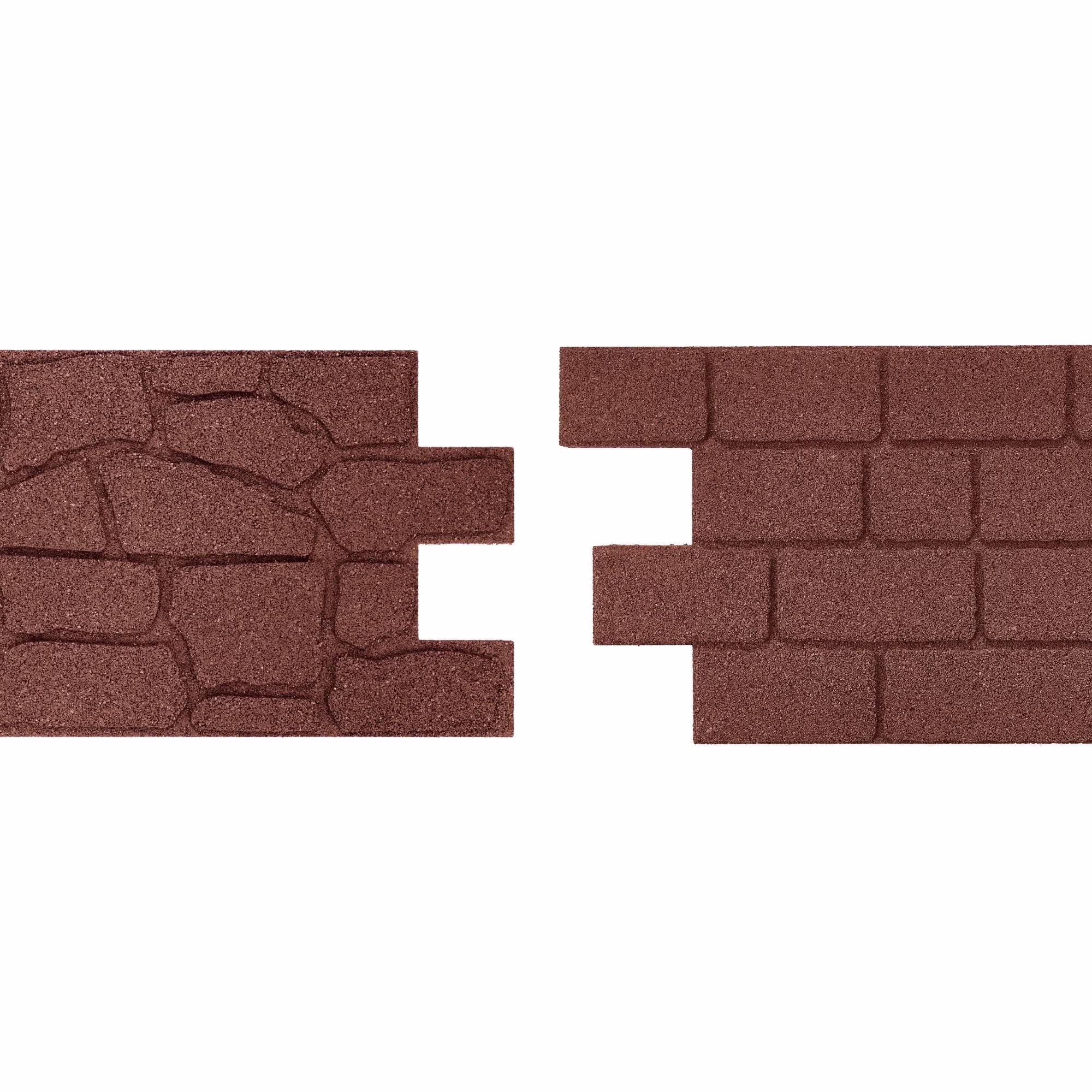 GroundSmart 24" x 12" x 5/8" Black Interlocking Dual-Sided Rubber Paver, 9 Pack - image 6