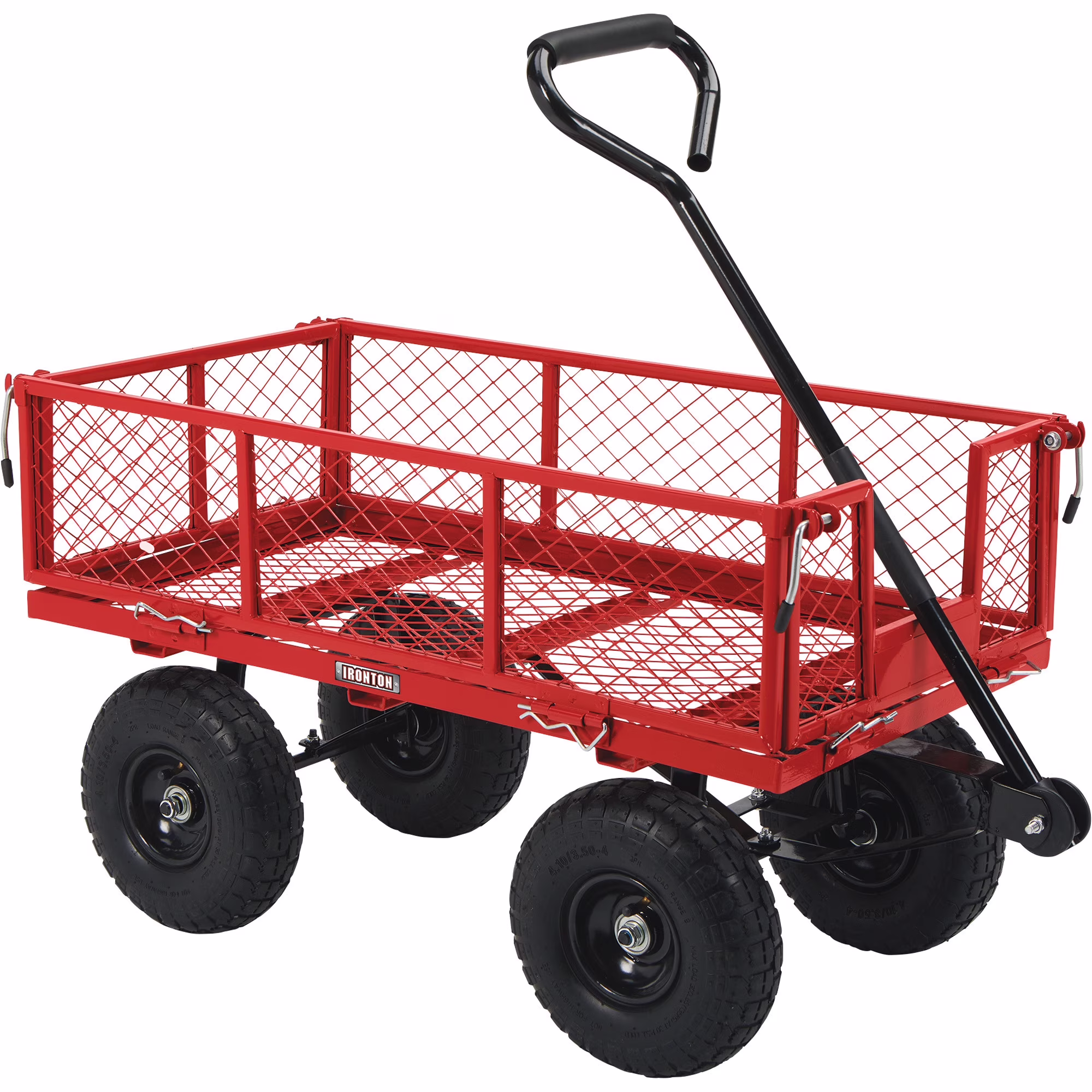 Ironton Steel Garden Cart, 400-Lb. Capacity, 38in.L x 18-1/2in.W x 21in.H - image 1
