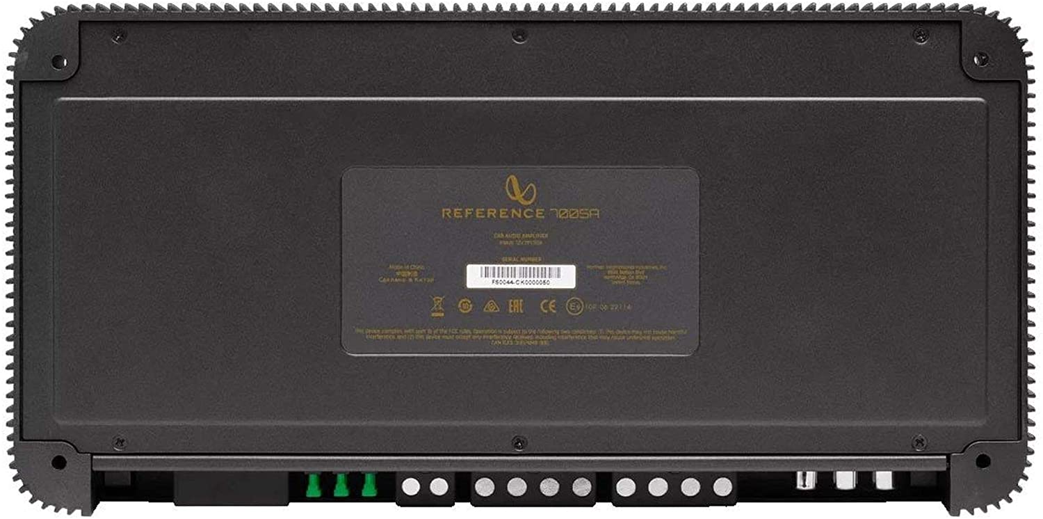 Infinity Reference-7005A Reference Series 5-Channel, 50w X 4, 500w X 1 Amplifier with Bass Knob - image 5