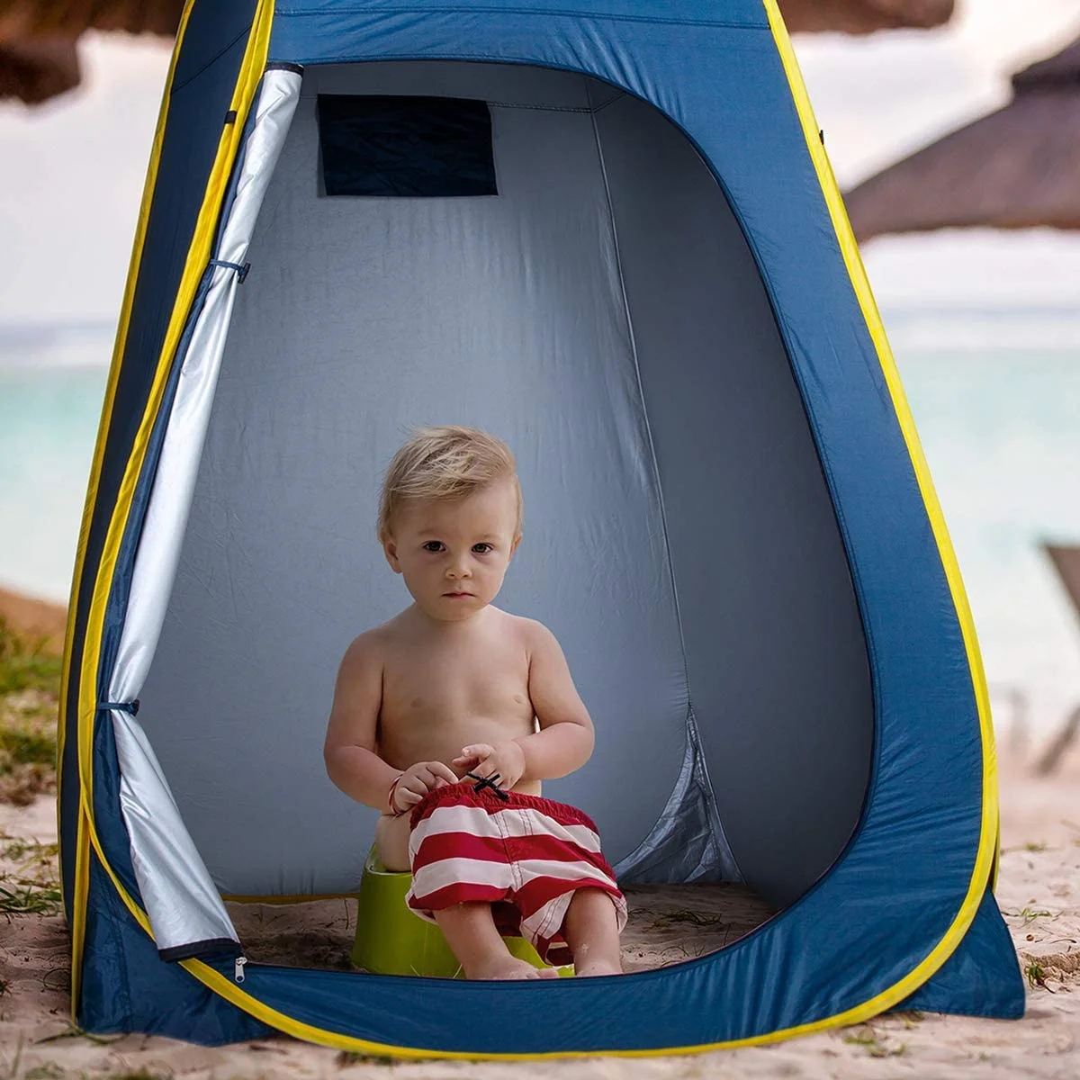 ROPODA Pop Up Tent 83inches x 48inches x 48inches - Upgrade Privacy Tent for Camping, Travel, and Outdoor Activities - image 2