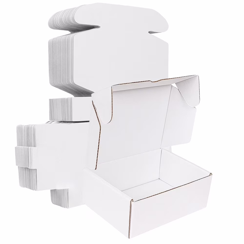 Ucanpack Corrugated Mailer Box E Flute Foldable Moving Boxes Medium, 10 x 8 x 1?" - 50 Pcs - image 1