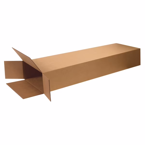 Office Depot? Brand Side Loading Boxes 14" x 4" x 68", Bundle of 10 - image 1