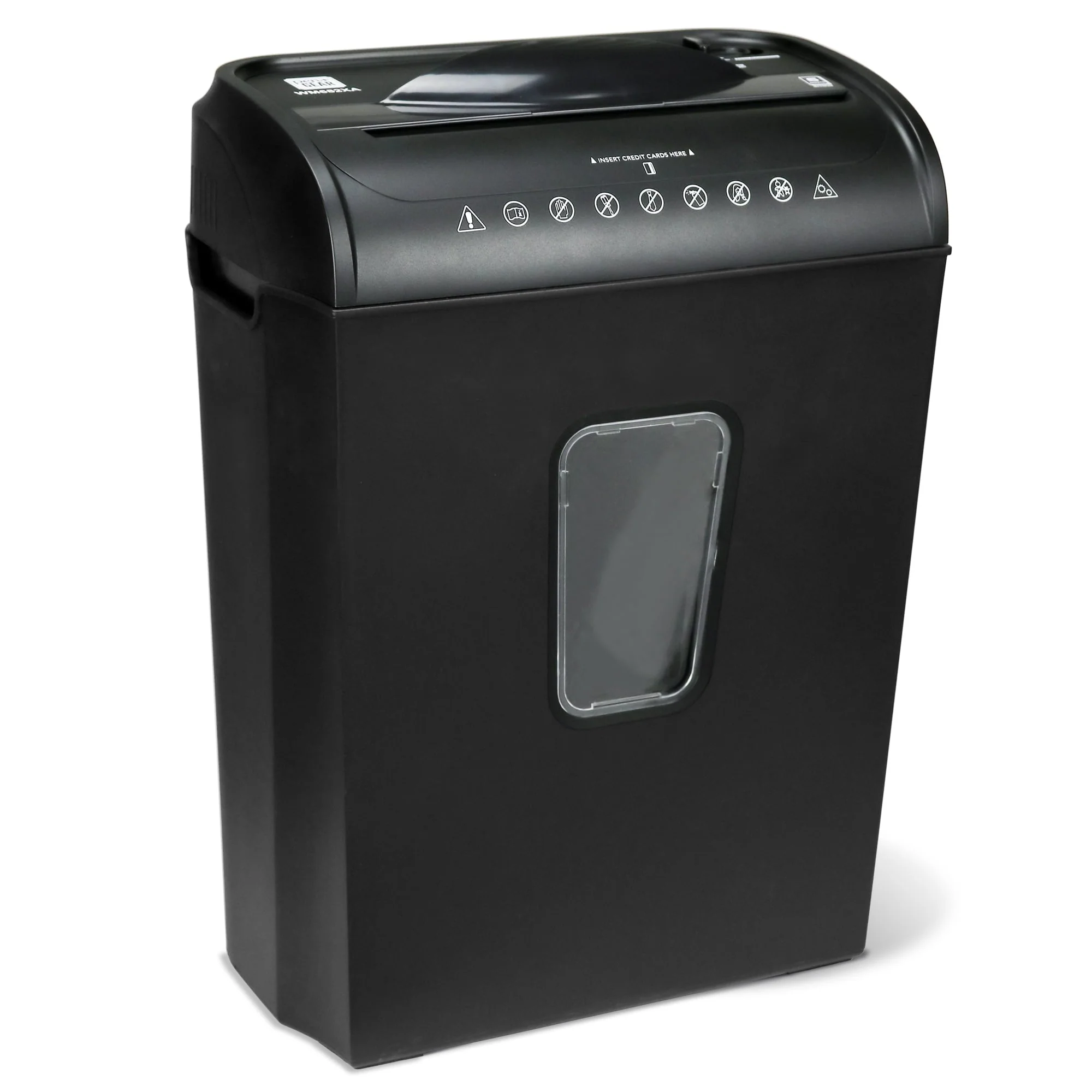 Pen + Gear 6-Sheet Crosscut, Paper/Credit Card Shredder, 11.5L x 6.5W x 16H in. - image 5