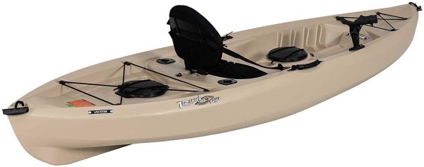 10 ft Fishing Kayak - Sit On Top Angler Kayak with Padded Seat, Rod Holders & Storage Hatches - product image 2