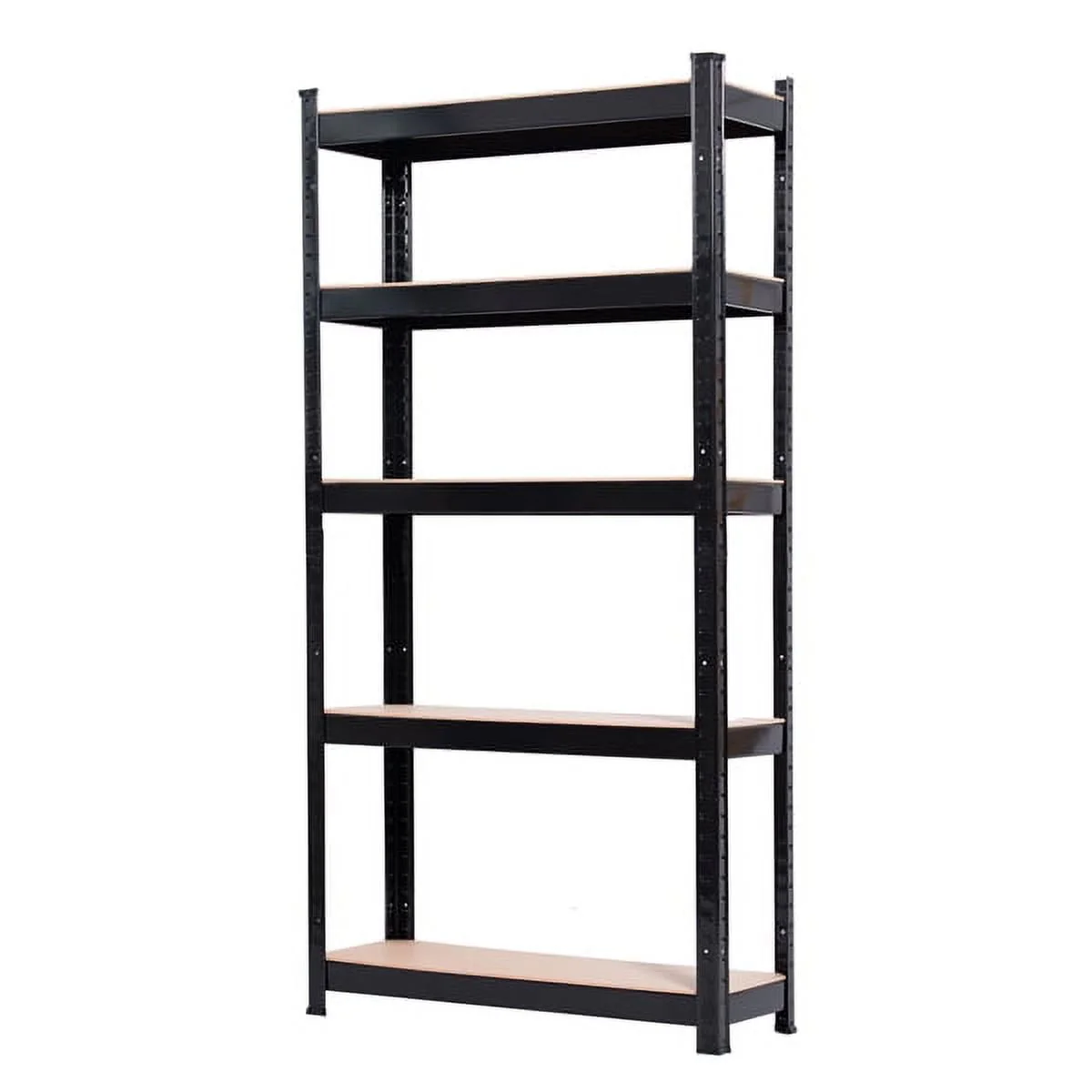 Muscle Rack 30 in. W x 60 in. H x 12 in. D 5-Tier Black Steel Shelving Unit - image 5