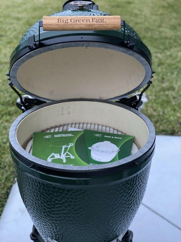 Kamado Style BBQ Grill Smoker - Green Outdoor Charcoal Grill - product image 3