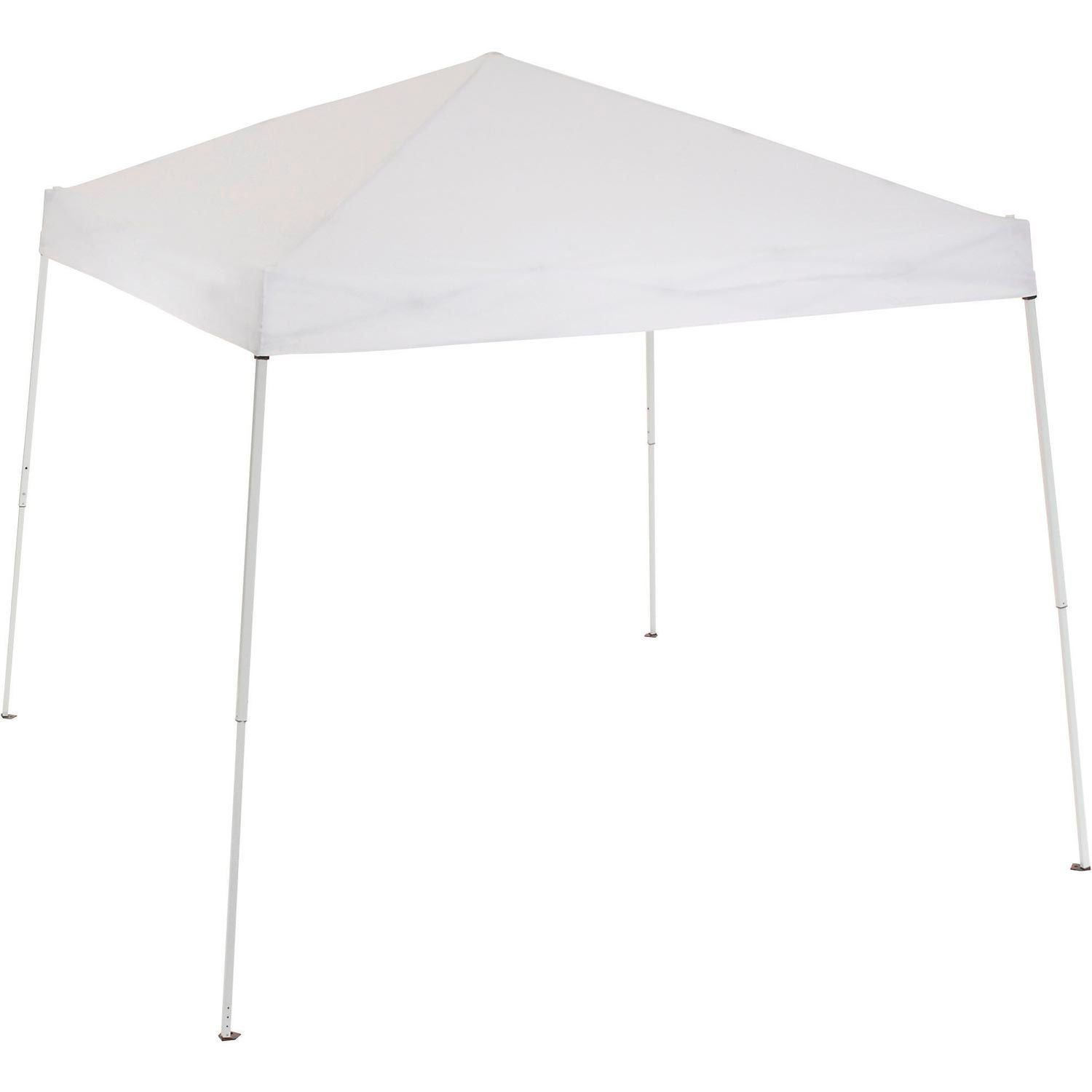 Portable Pop Up Canopy, Slant Leg, 10'L X 10'W X 8' 11"H, White - image 6