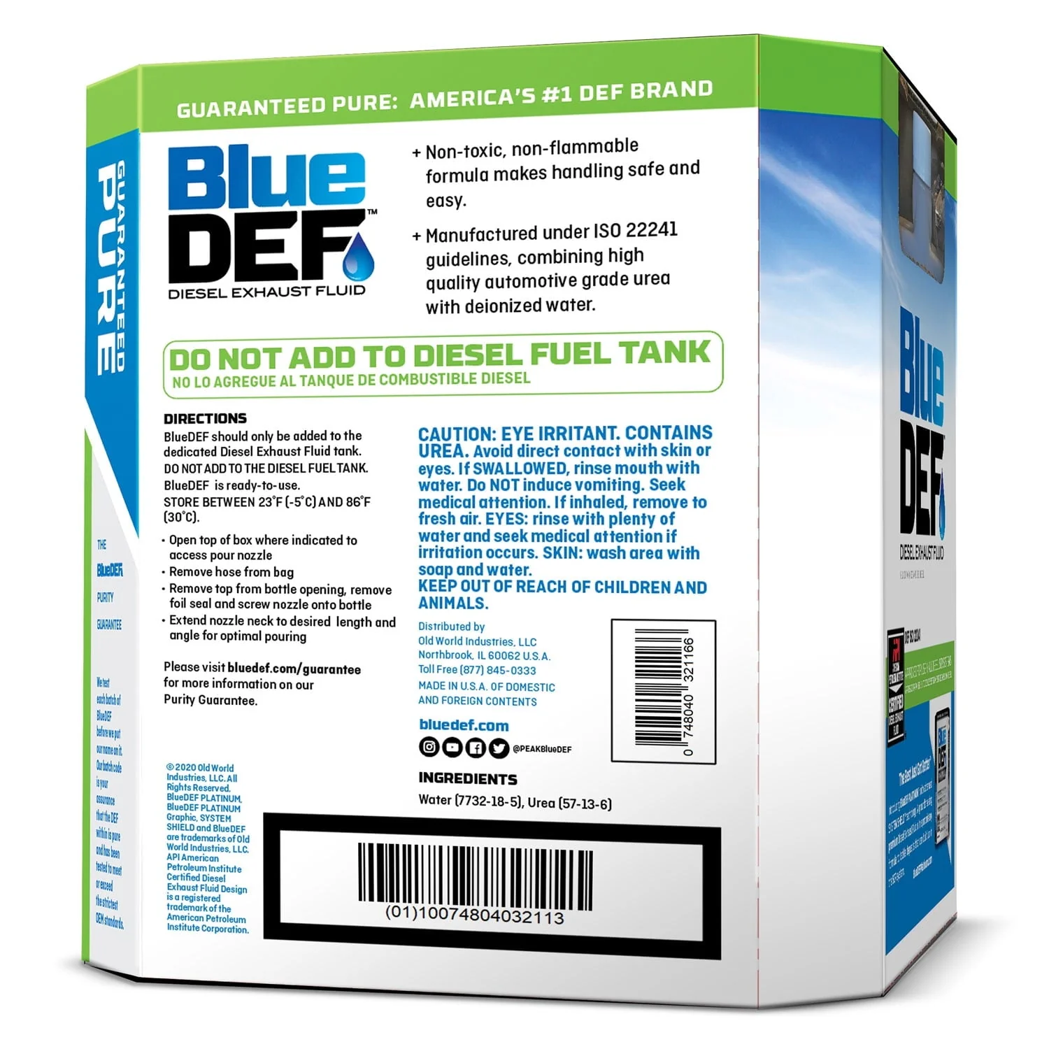 BlueDEF 48 x 40 x 44.75 inches Diesel Exhaust Fluid 2.5 gal Jug (6 Pack) - image 6