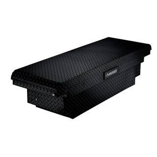 Aluminum Low Profile Saddle Truck Tool Box with Lock, Weather Seal & Sliding Tray for Toyota Tacoma - product image 1
