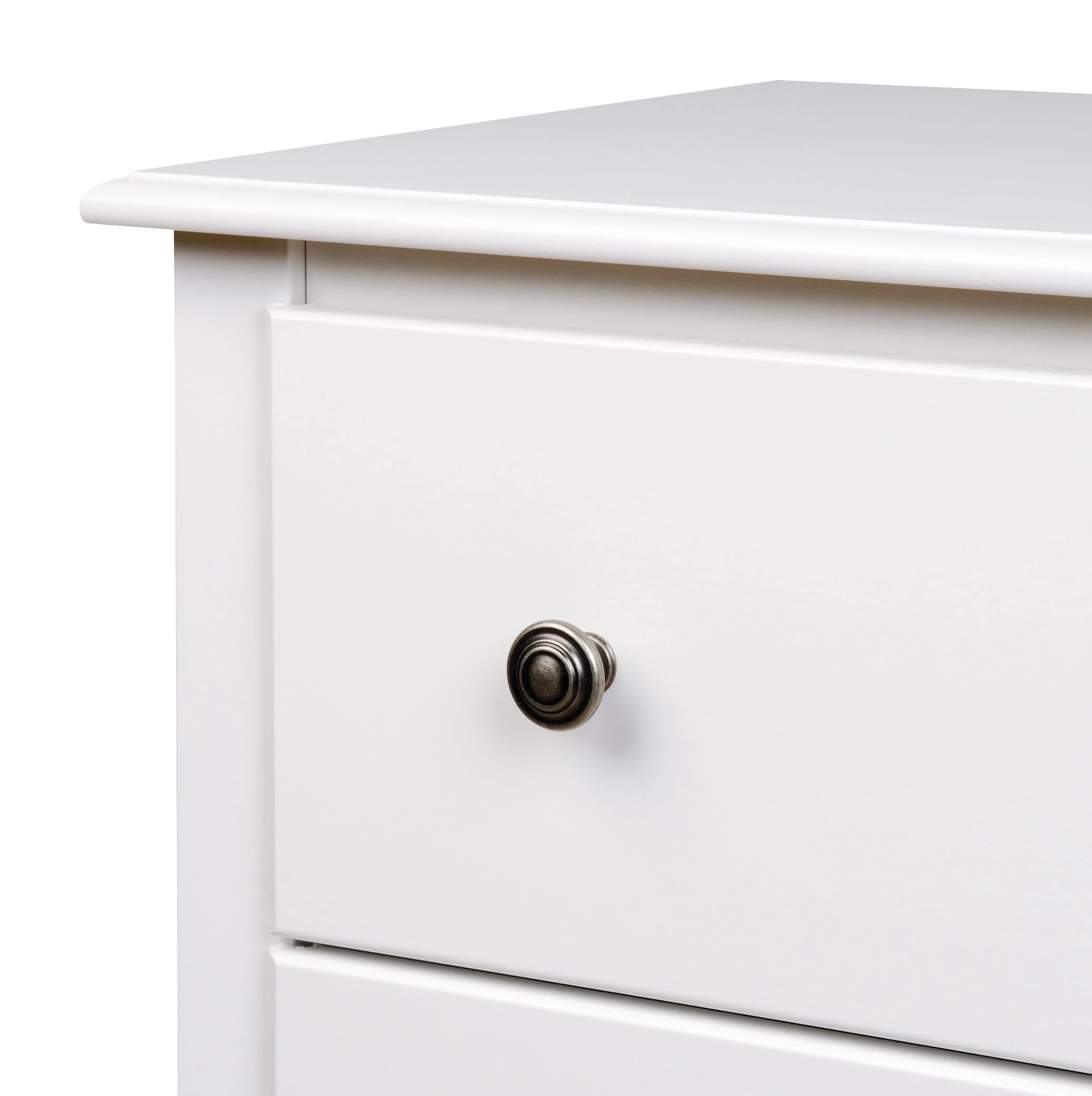 Prepac Monterey 6 Drawer Wooden Double Dresser, 16" x 59" x 29", White - image 6