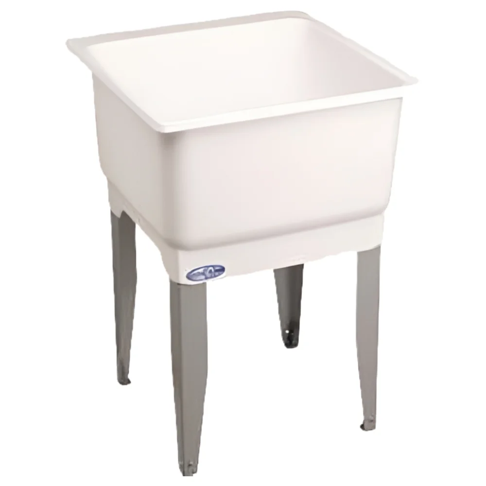Mustee UtilaTub 20-Gallon Floor-Mount Laundry/Utility Tub, Sinks 33 X 23 X 25 IN., White - image 5