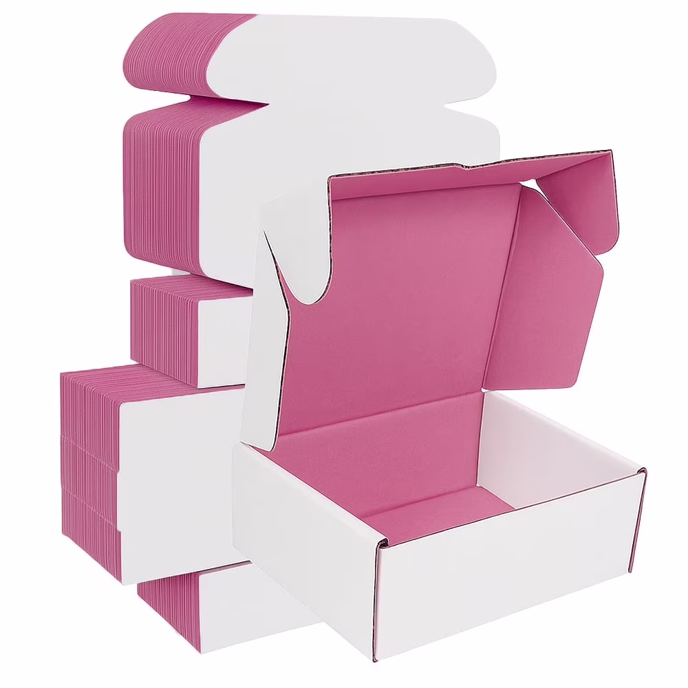Ucanpack Heavy Duty Boxes For Moving Large Deluxe Mailer Box Pink, 30 x 17 x 8" - 10 Pcs - image 1