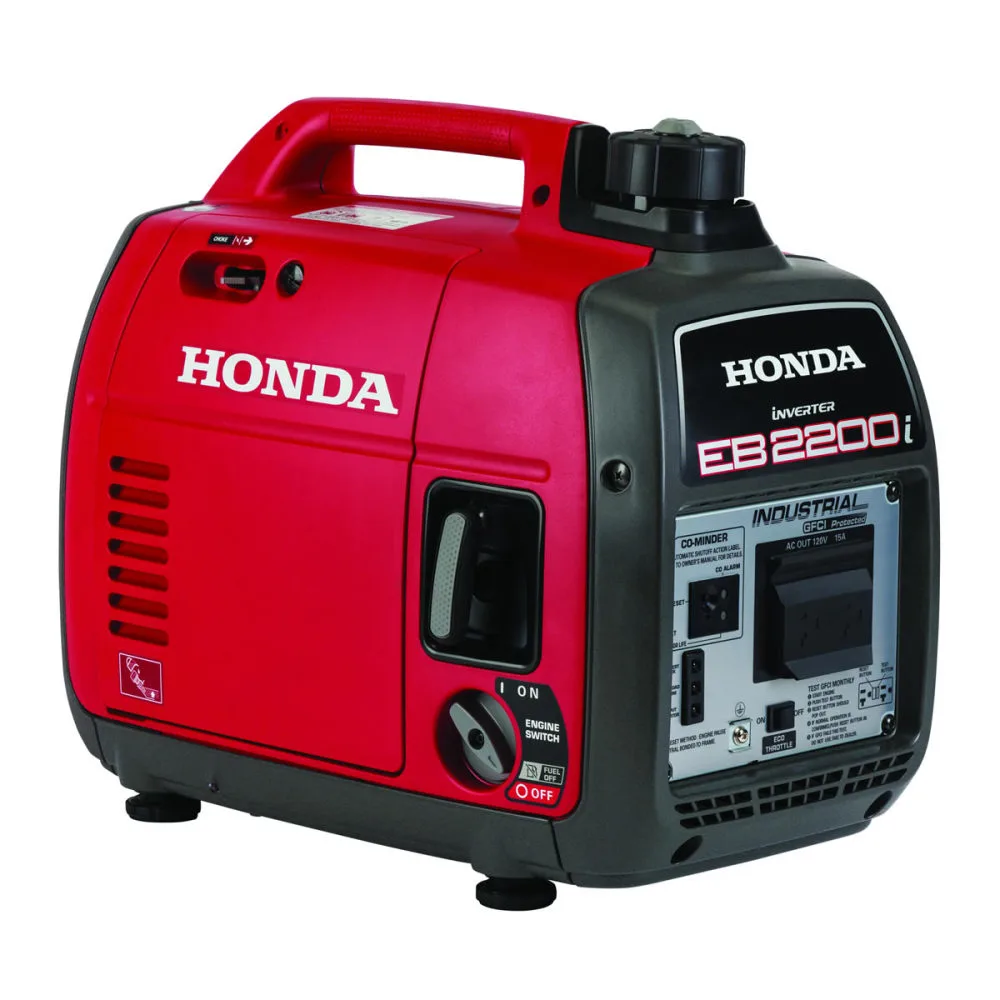Honda EU2200i 2200 Watt Portable Inverter Generator with CO-Minder, Super Quiet Gas Generator - product image 1