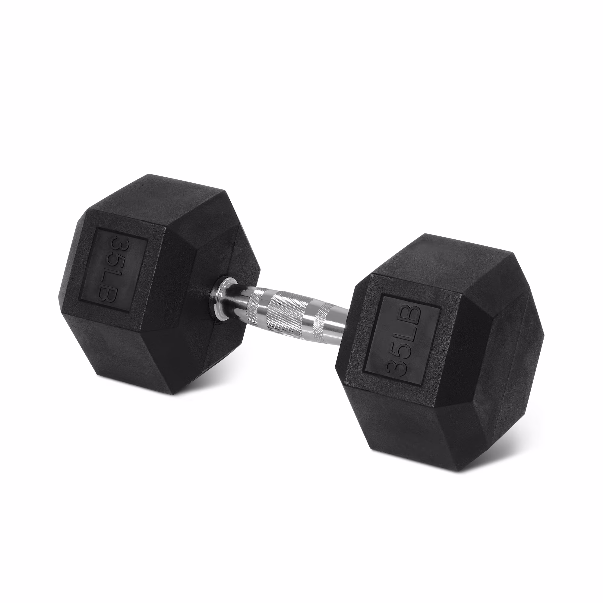 BalanceFrom Non Slip Grip Rubber Hex Dumbbell Set, 5.00 x 12.00 x 5.00 in - image 2
