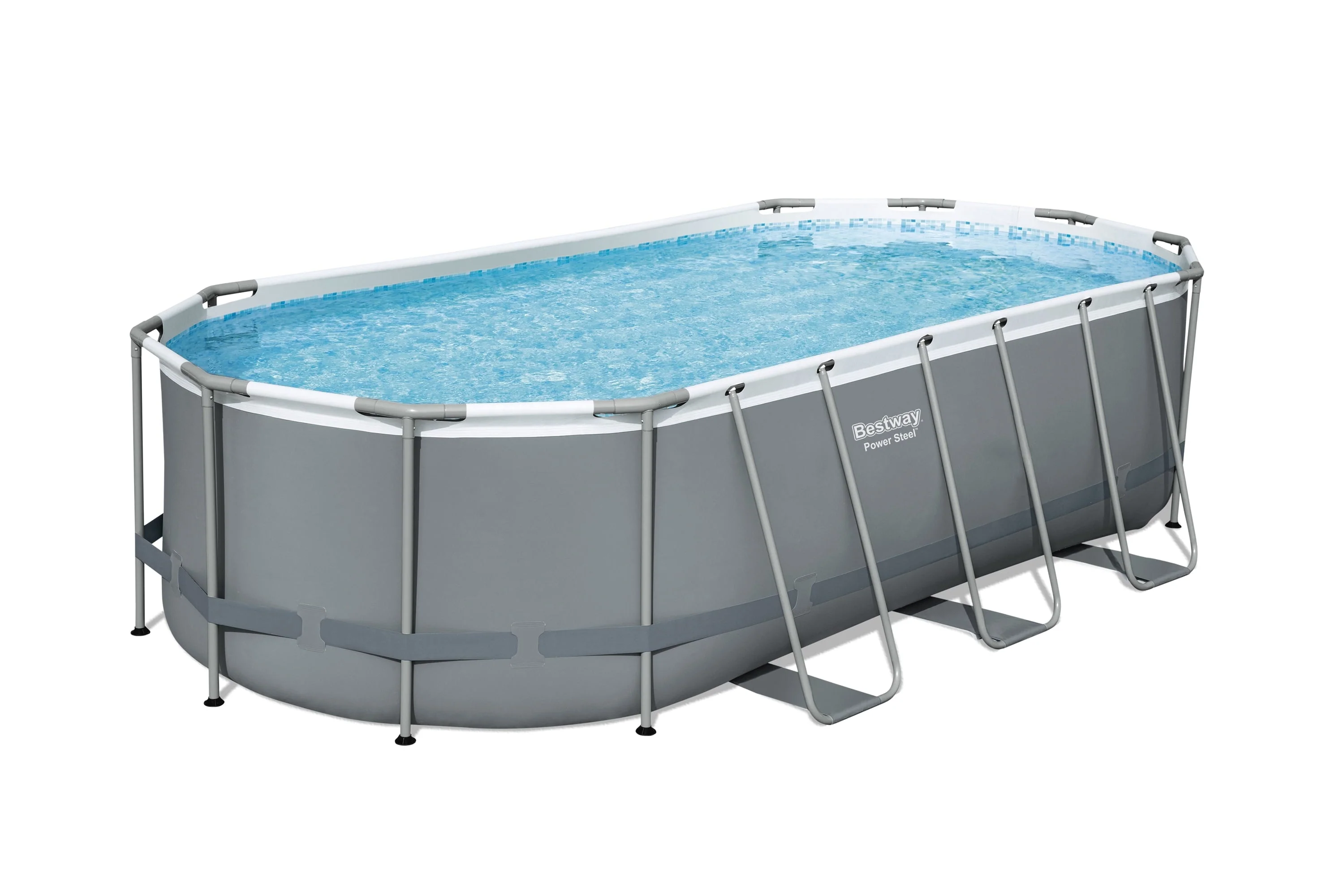 Bestway Power Steel 18' x 9' x 48'' Oval Above Ground Pool Set - image 1