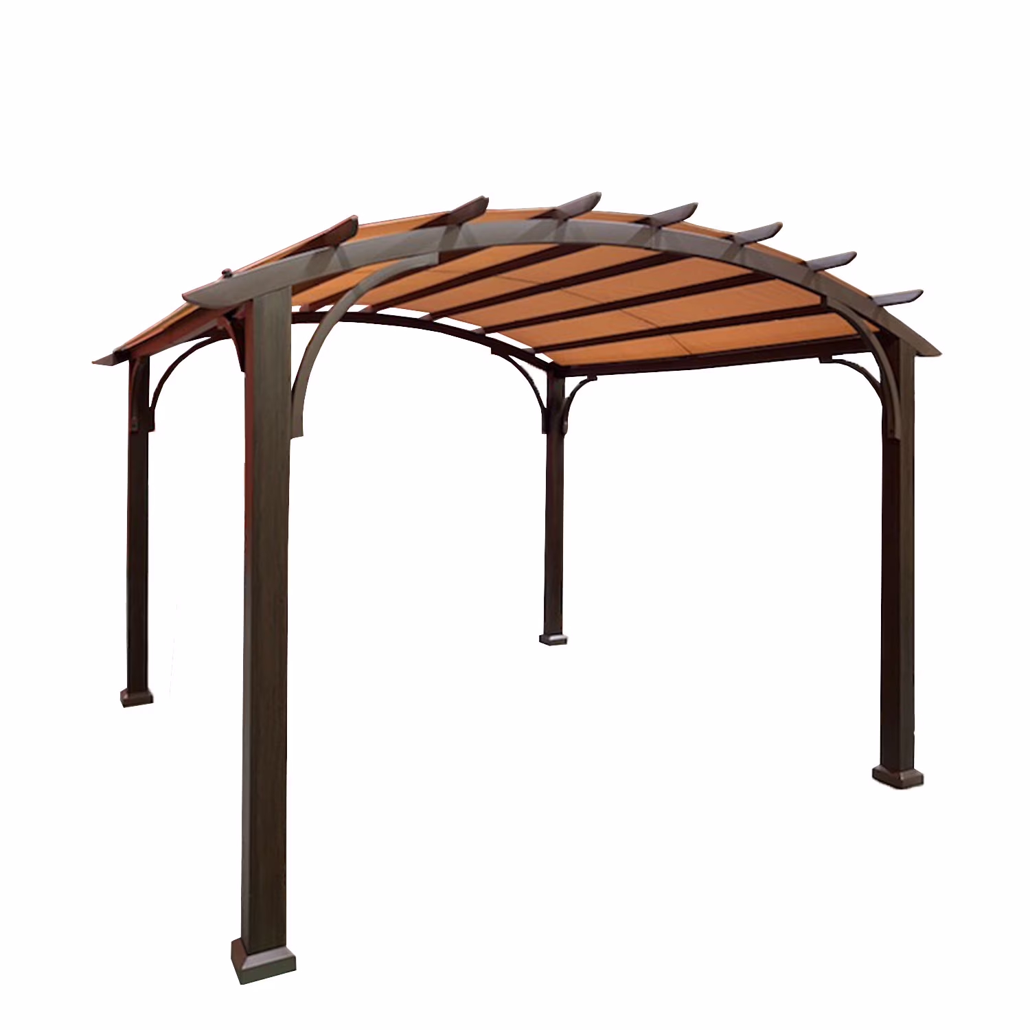 Garden Winds RipLock 500 10' x 10' x 8' Beige Polyester Pergola, Water Resistant - image 1
