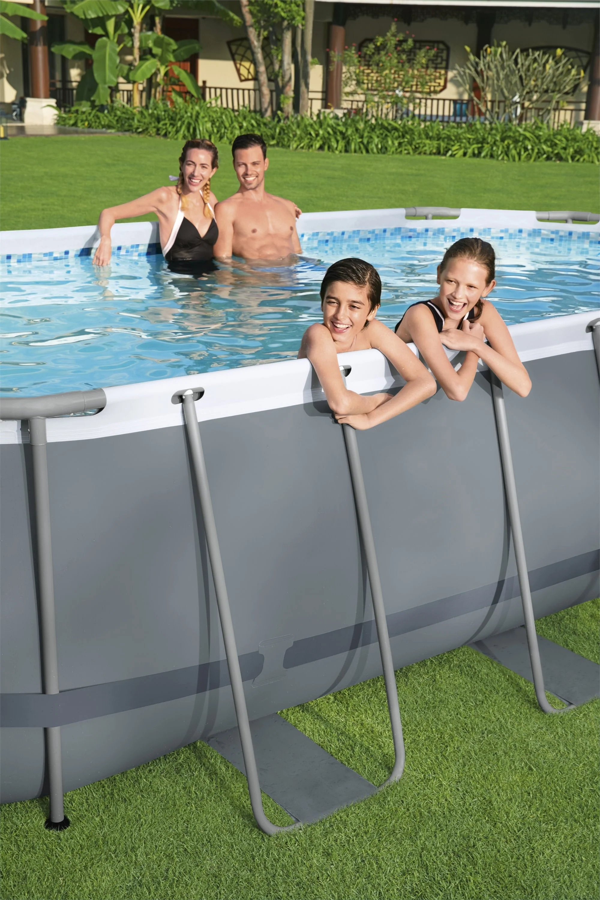 Bestway Power Steel 18' x 9' x 48'' Oval Above Ground Pool Set - image 5