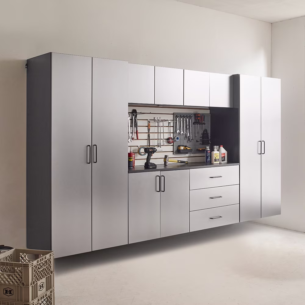 Astro Series 128 in. W x 79 in. H x 20 in. D Garage Cabinet Set A (7-Piece) - image 1