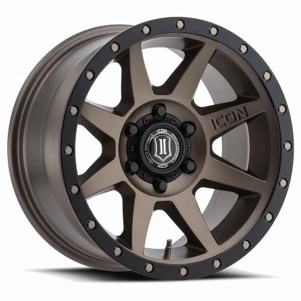 ICON Alloys Rebound, Bronze, 17 x 8.5 / 6 x 5.5, 0mm Offset, 4.75" BS - image 1