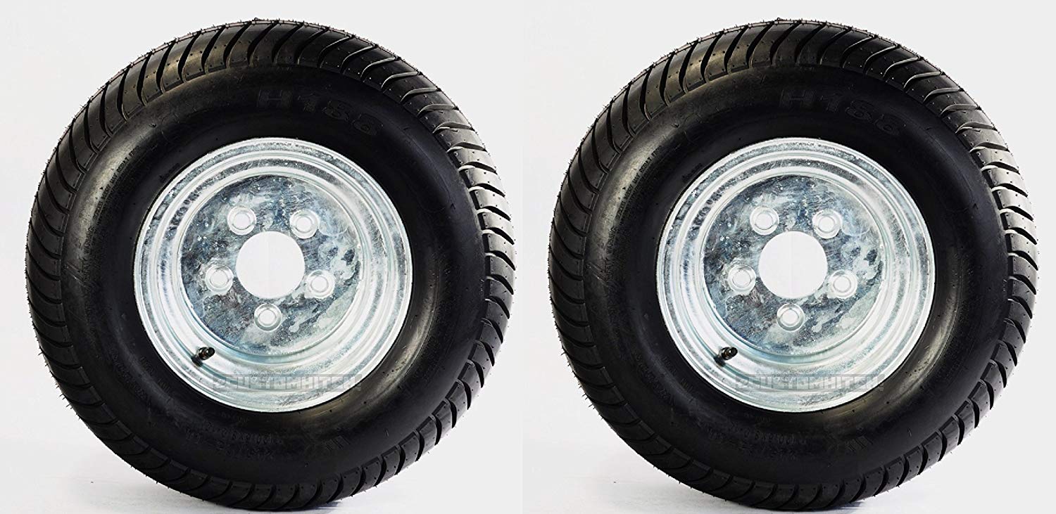 205/65-10 Trailer Tire with 5 Lug 4.5" Bolt Pattern, Load Range E, 1535 lbs Capacity - product image 1