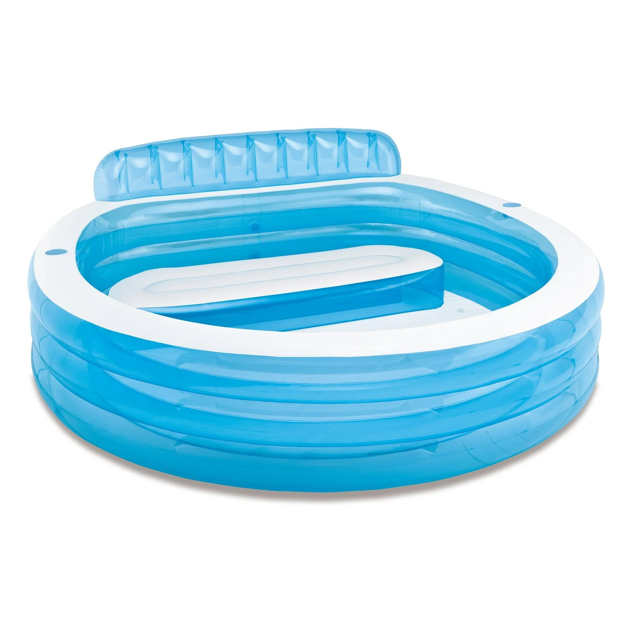 Intex Swim Center Inflatable Family Lounge Pool, 88" X 85" X 30", for Ages 3+ - image 1