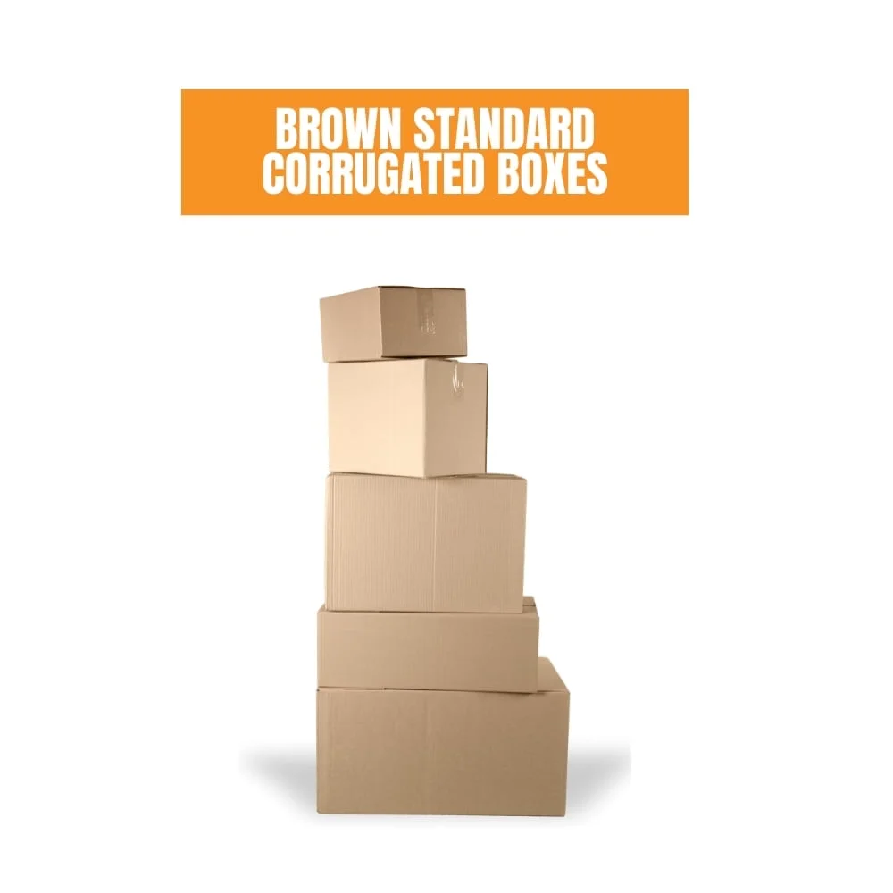 Durable Corrugated Cardboard Packing Boxes, 28 x 20 x 10 Inches, 15 Per Bundle, Storage - image 4