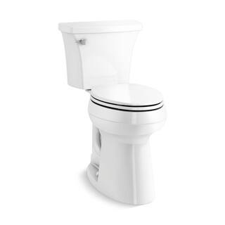 Highline Arc 19-Inch Extra Tall Elongated Toilet with Slow-Close Seat, 1.28 GPF Complete Installation Kit - product image 1