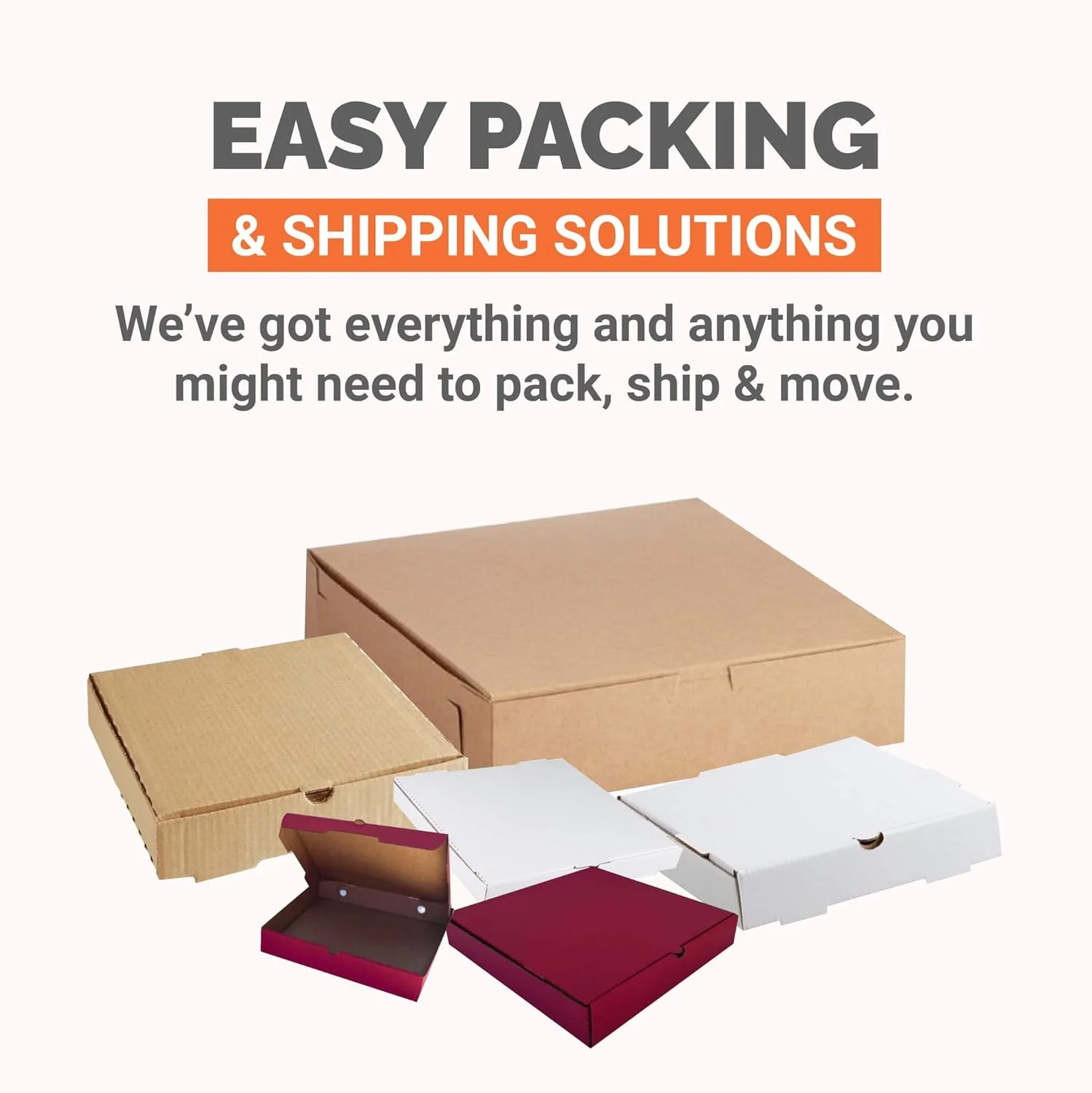 Ucanpack Corrugated Mailer Box Packing Supplies For Moving Large Black , 14 x 10 x 6" - 25 Pcs - image 3