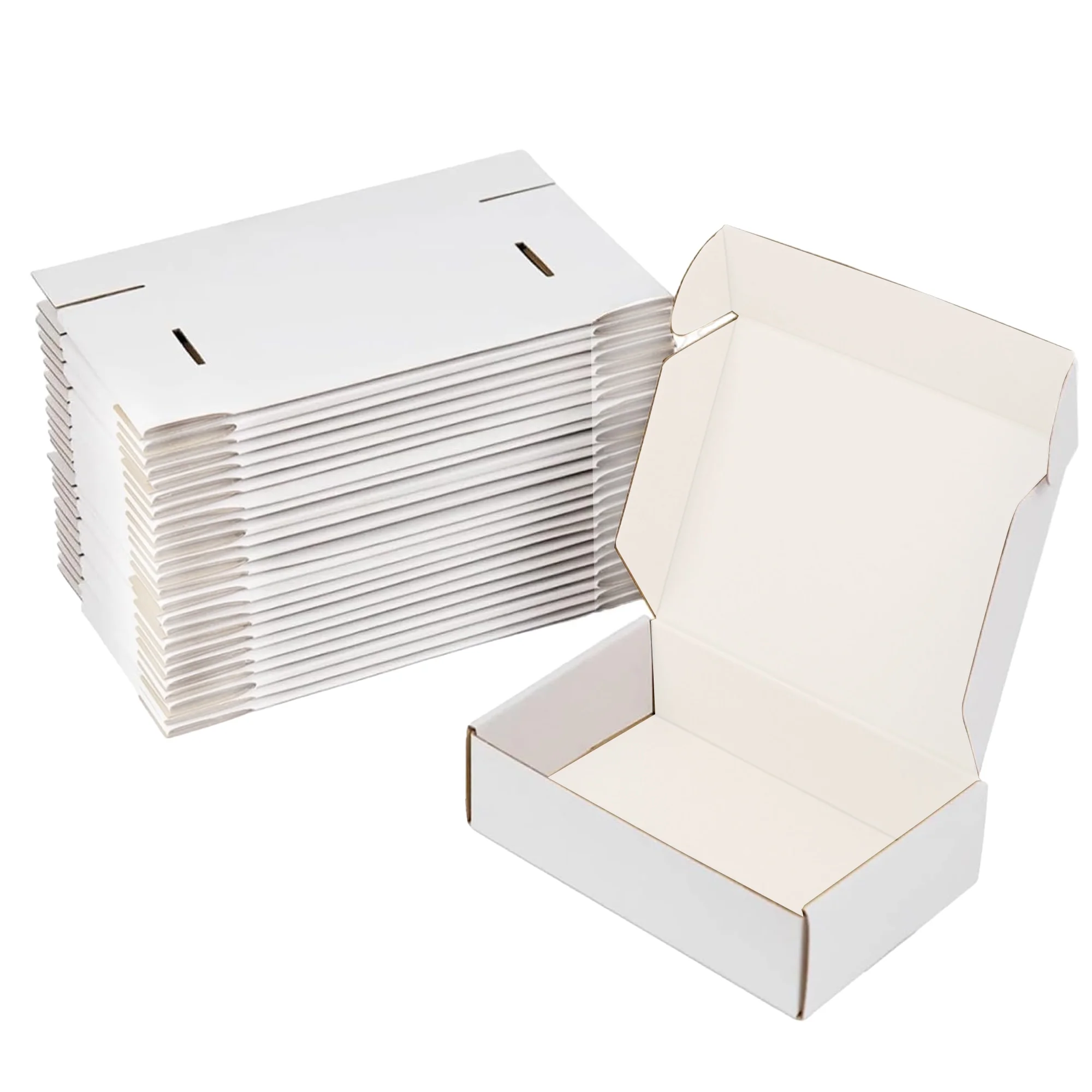 Ucanpack Heavy Duty Boxes For Moving Deluxe Mailer Box Medium White, 12 x 12 x 3" - 50 Pcs - image 7