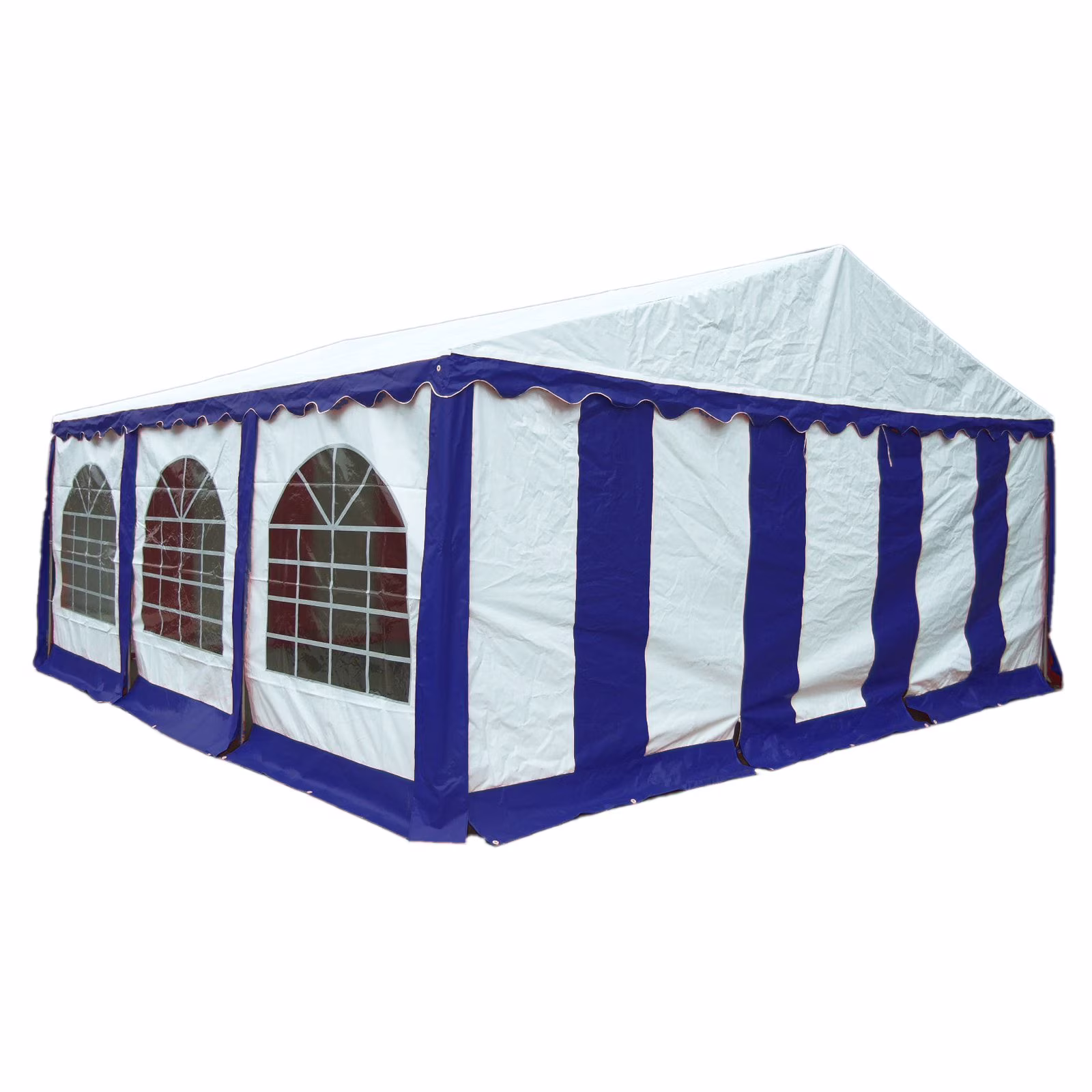 Enclosure Kit with Windows for Party Tent, 20' x 20'/6m x 6m, Blue/White, (Frame and Cover Not Included) - image 1