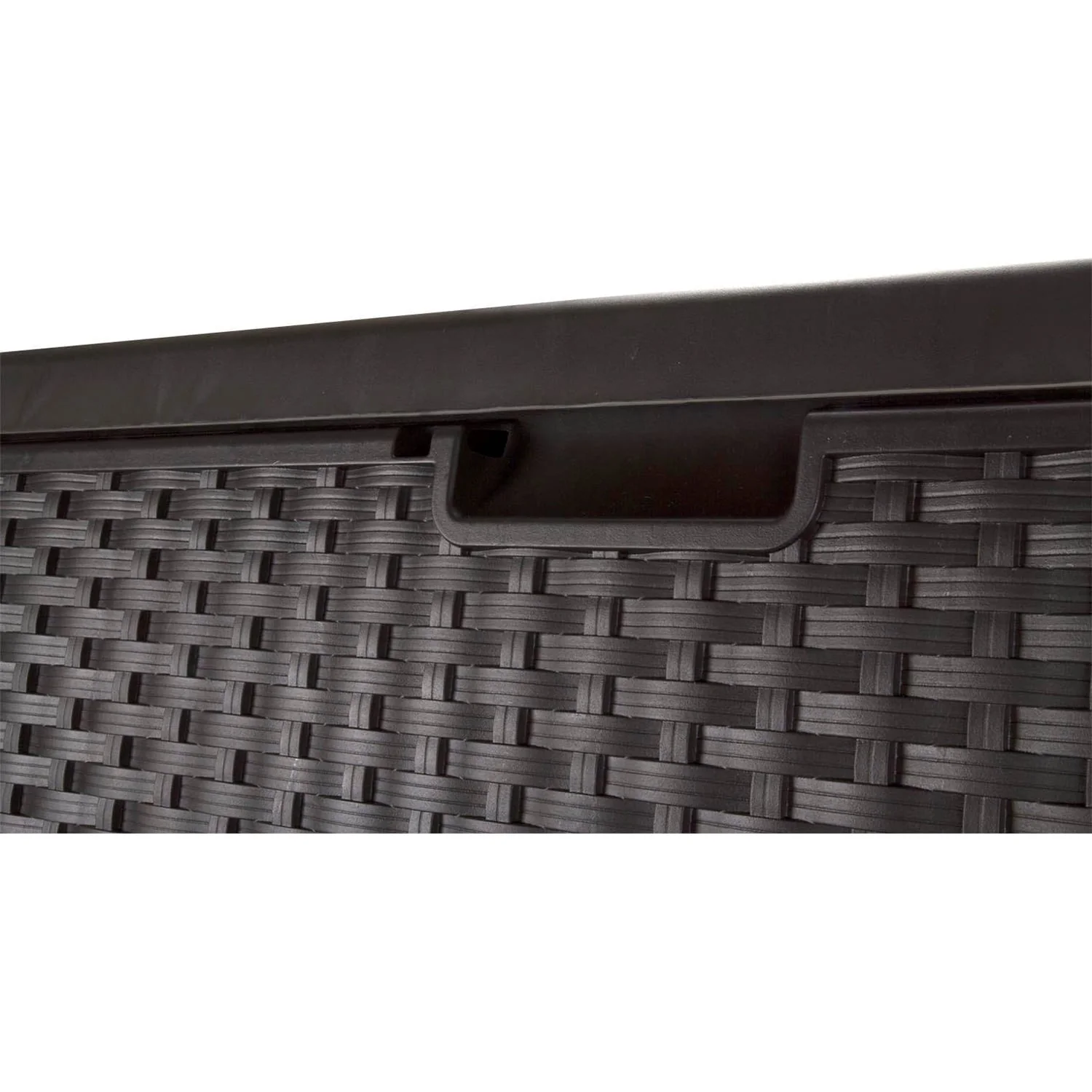 Suncast Resin 99-Gallon Deck Box - Mocha Brown - DBW9200- 52 in D x 27.5 in H x 27.6 in W - image 3
