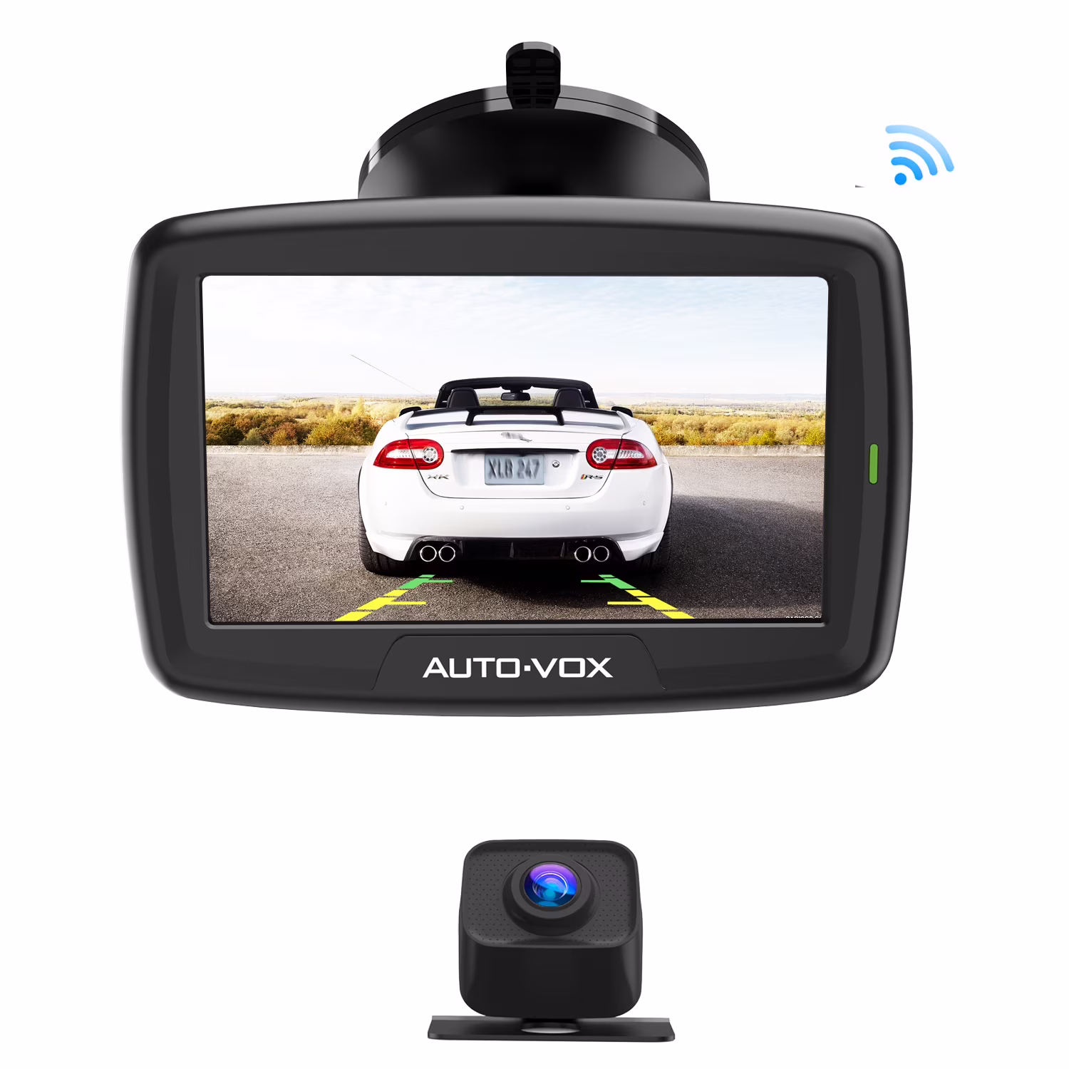 Auto-Vox Wireless Backup Digital Wireless Reverse Camera for Trailer, Black, 4.50 x 0.50 x 3.40 in - image 1